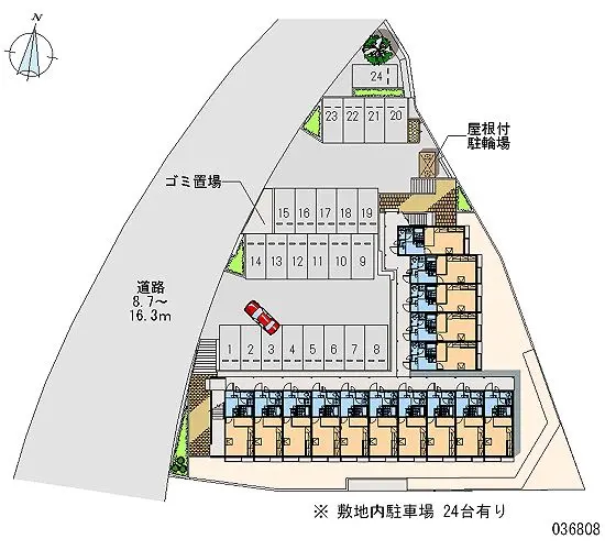 ★手数料０円★糸島市前原駅南２丁目 月極駐車場